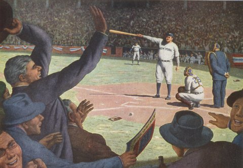 BABE RUTH'S CALLED SHOT. THE EVIDENCE SAYS HE DIDN'T AND RUTH